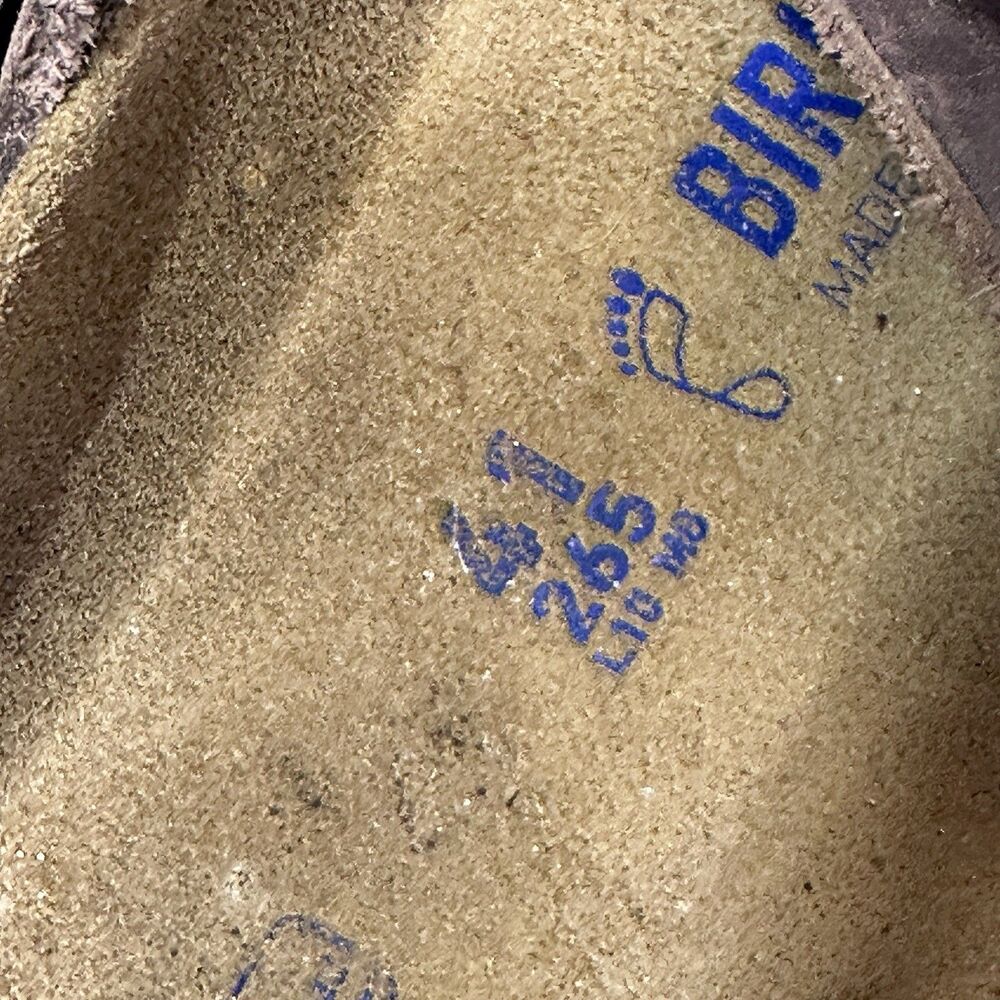 Birkenstock Arizona Sz 41 Brown Oiled Leather Granola Gorpcore Dad Sandals - Picture 5 of 8